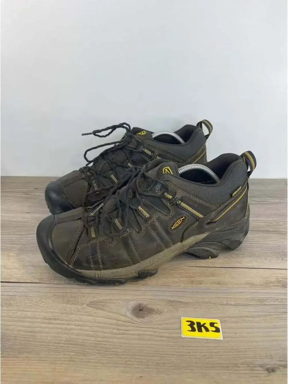 Keen Targhee II Waterproof Hiking Shoes Mens Size 11.5 Brown Leather Low